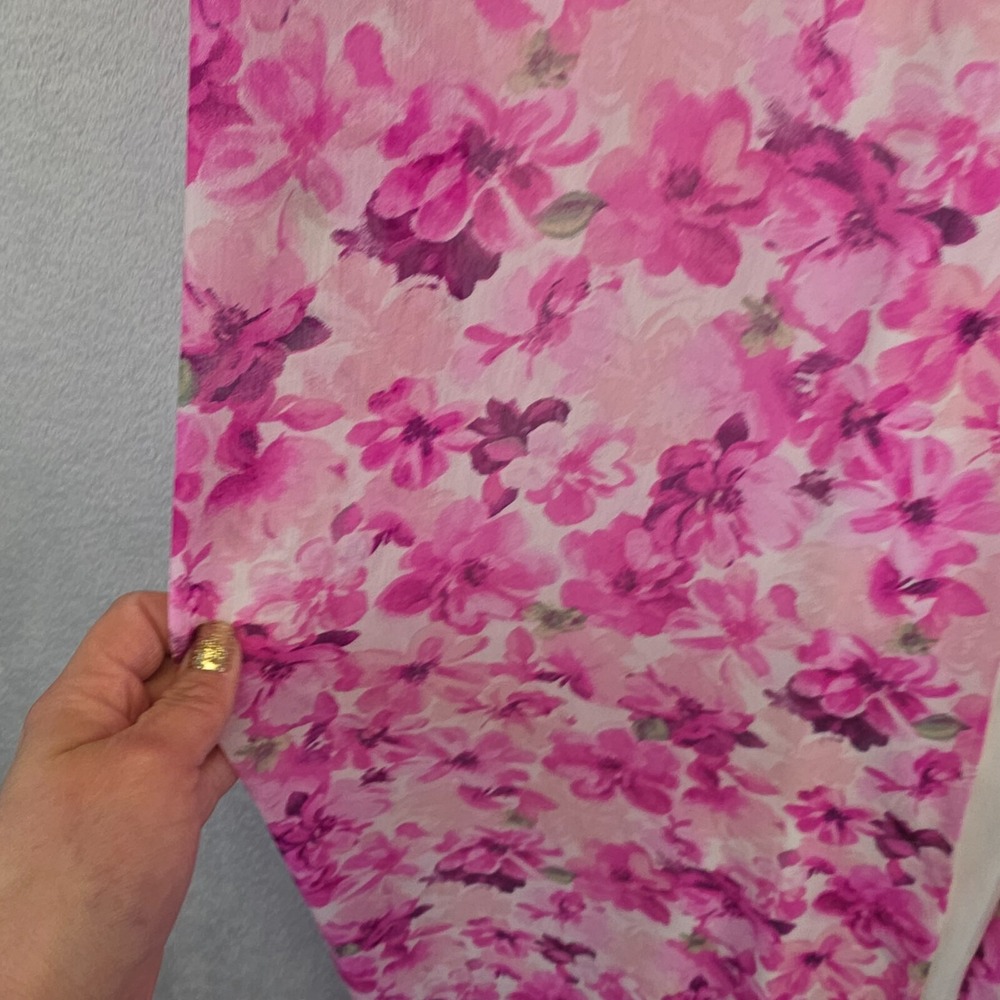 Crystal Doll Dress‎ Womens 9 Pink Floral Maxi Y2K Cottagecore HOCO Coquette - Picture 14 of 16